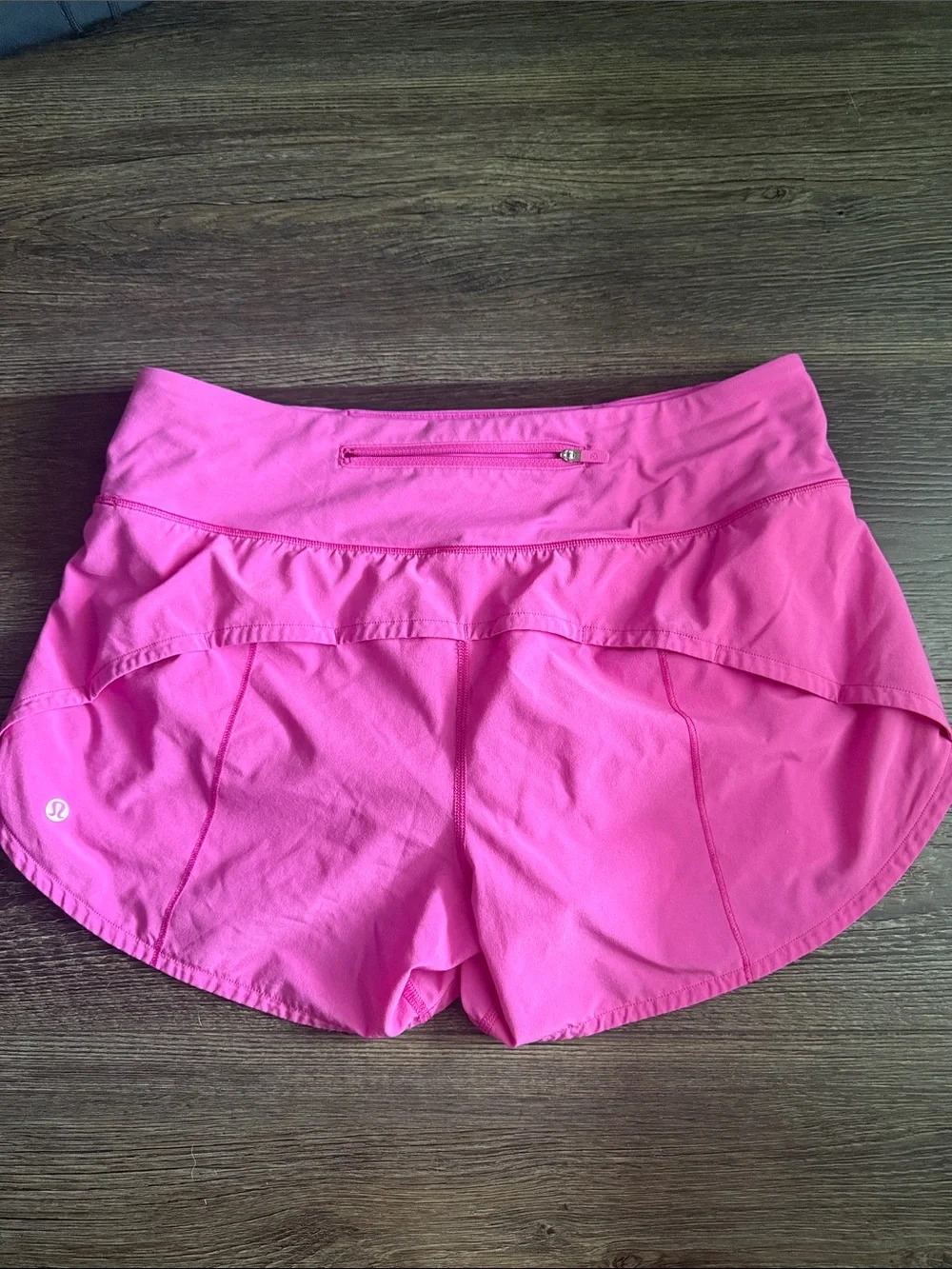 lululemon athletica Bright Pink Athletic Running Shorts